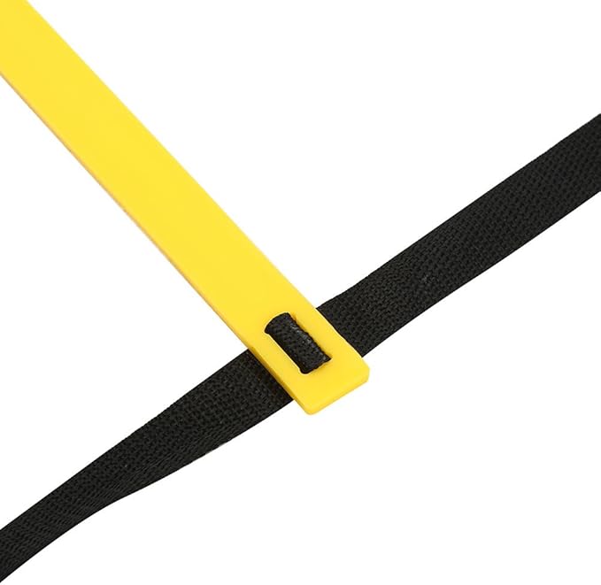 Durable Speed Agility Ladder for Soccer Football Training Portable Foldable Footwork Ladder PP Rungs Nylon Straps 7 10 13 Rung Options