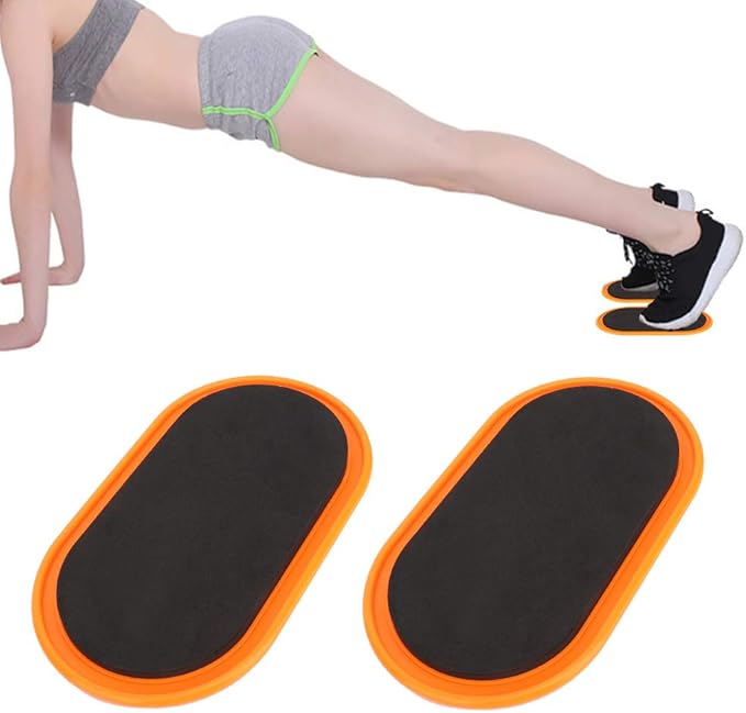 2Pcs Core Sliders for Working Out, Floor Sliders for Exercise, Abdominal Exercise Gliding Discs, Sliding Discs for Exercise on Hardwood Floors