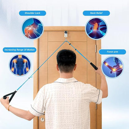 Shoulder Pulley – Adjustable Metal Door Clamp and Metal Pulley,Over The Door Pulley for Shoulder Rehab