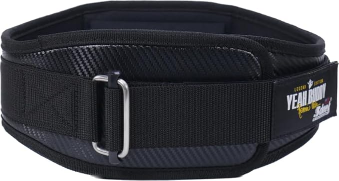 Schiek Sports Ronnie Coleman 4006 Weightlifting Belt - Lumbar Support Weight Lifting Belt - Carbon Fiber and Nylon