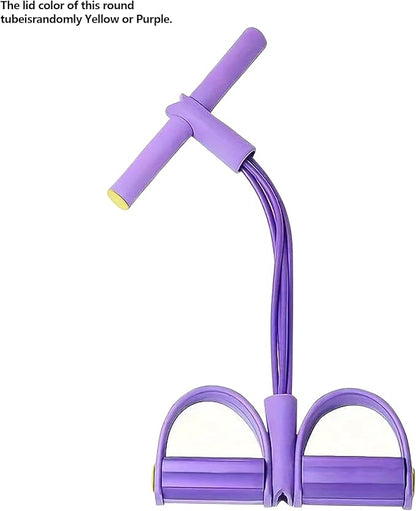 Fitness Equipment Resistance Band Pedal Exercise Trainer for Full Body Workout and Strength Training at Home Gym