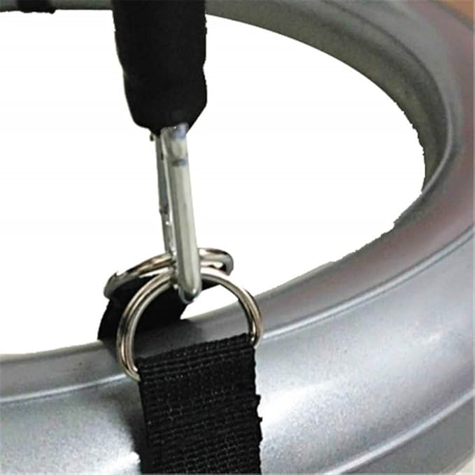 Yoga Ball Stability Base Ring Anti-Burst Stability Ball with Adjustable Resistance Bands for Yoga Gym Exercise