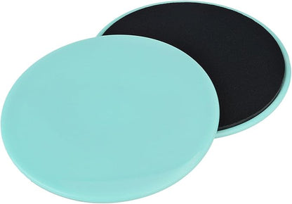2PCS Exercise Sliding Discs, Small Lightweight Core Sliders, Full Body Workout Tools with Self Adhesive Design, Ideal for Gym, Yoga, Physical Therapy & Dance Training