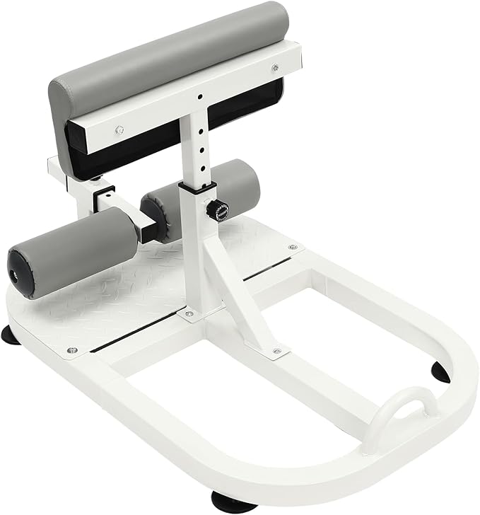 Home Fitness Equipment in White – Compact All-in-One Workout Machine with Resistance Bands, Adjustable Settings & Space-Saving Design for Indoor Exercise