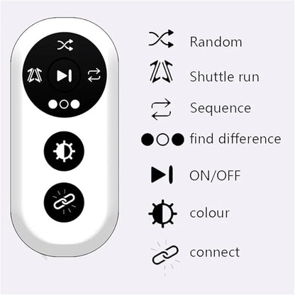Agile Reaction Training Kit, Reaction Training Lights with 4 Training Modes, Enhance Speed, Agility & Reflexes