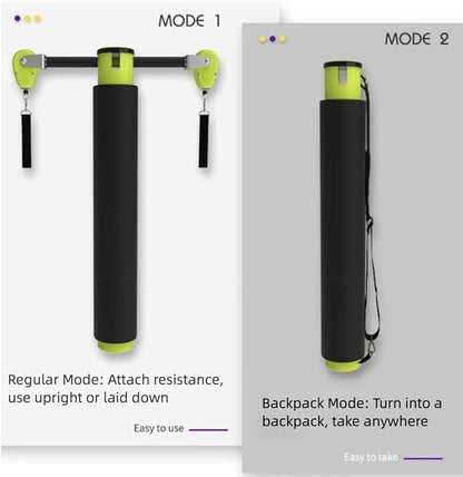 Pilates Bar, Fitness, Balance Strength and Agility Training Equipment, Roller Multifunctional Mini Core Bed Yoga Open Back Training, Waist, Abdomen, Legs, Buttocks and Arms Training Equipment