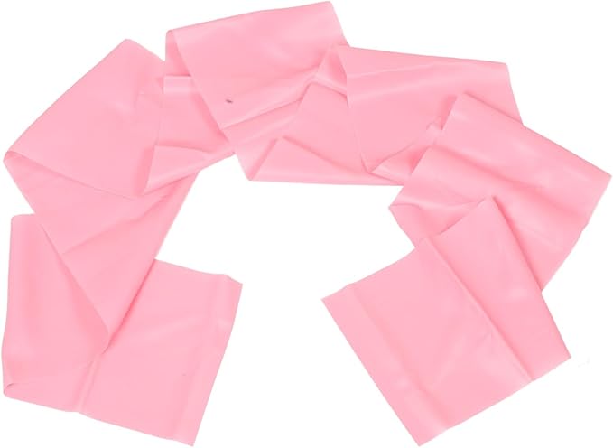 HEMOTON Resistance Band for Exercise and Pilates, TPE Material, 2000x150x0.45mm Pink Elastic Stretch Band for Fitness Training and Flexibility, Suitable for Home Workout and Gym Use