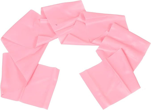HEMOTON Resistance Band for Exercise and Pilates, TPE Material, 2000x150x0.45mm Pink Elastic Stretch Band for Fitness Training and Flexibility, Suitable for Home Workout and Gym Use