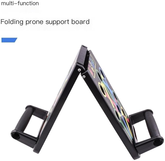 Foldable Push Up Board Multifunctional Push Up Bracket Board Arm Abdominal Muscle Training Portable Calisthenics Equipment For Men & Women Target Chest, Back & Triceps For Home Gym