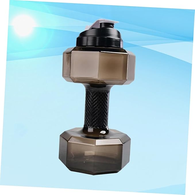1pc Dumbbell Shape Water Bottle Capacity Fitness Dumbbell Cup for Gym and Daily Use Portable Sports Petg Material Stylish and Functional Design