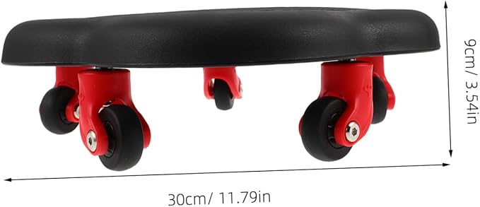 Yardwe Abdominal Muscle Trainer Dual-sided Gliding Discs Ab Core Exercise Board for Rolling Abs Wheel Workout