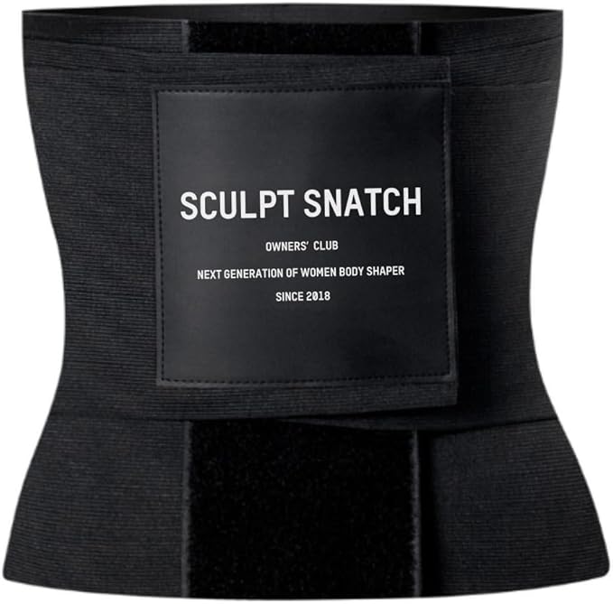 Hourglass Waist Trainer for Women – Adjustable Sweat Band for Stomach, Tummy Control & Workout Waist Trimmer