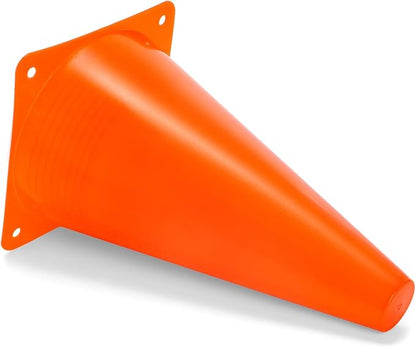 Bekith 30 Pack 9 inch Plastic Traffic Cones, Orange Soccer Traning Cones Plastic Agility Sports Cones, Indoor/Outdoor Use