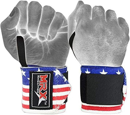 MRX Weight Lifting Gym Training Wrist Wraps for Wrist Support Bodybuilding Workout Wrap Men/Women