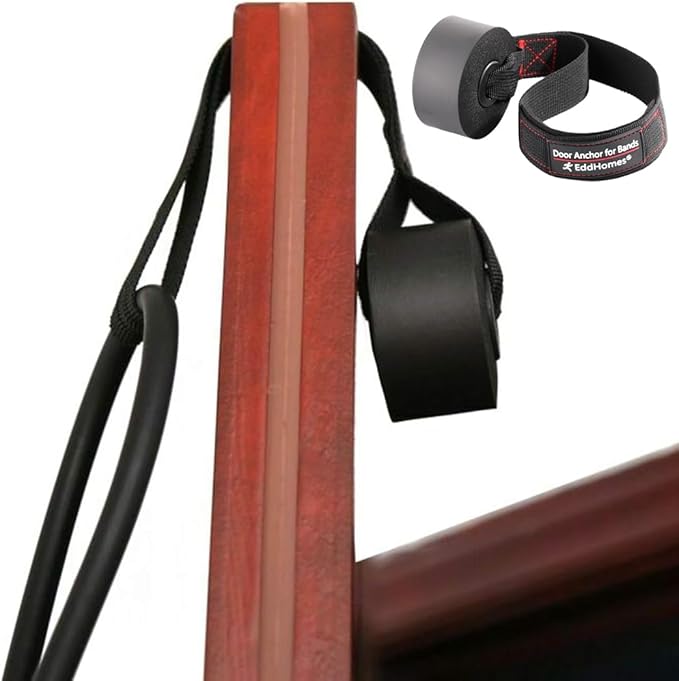 Resistance Bands Door Anchor Attachment, Secure Door Anchor Heavy Duty Door Anchor for Resistance Bands, Door Jamb Anchor for Fitness Workout Band