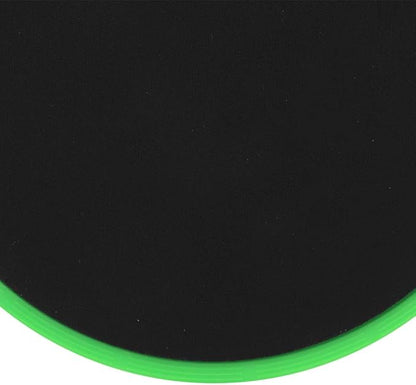 Core Sliders for Full Body Workout | 2Pcs Gliding Discs for Home Gym/Balance Training/Core Strength | Portable Exercise Sliders, Green