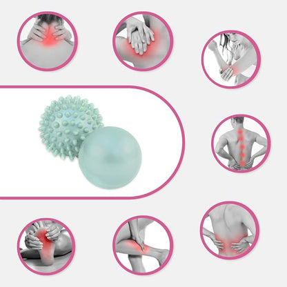 Ever Ready First Aid Temperature Sensitive Massage Ball Set, Trigger Point Therapy for Sore Muscle Relief, Plantar Fasciitis, Tendonitis & Joint Pain