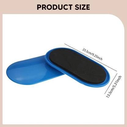 Core Sliders 2-Piece Set, Ab Pads for Home Gym, Portable Lightweight Sliding Discs for Exercise & Dance Training