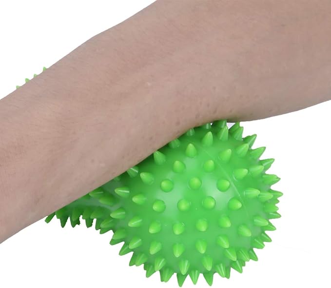 EVTSCAN Soft Spike Yoga Massage Ball, Muscle Fitness Massage Peanut Ball, Foot Massage Tool, Fitness Exercise Tool
