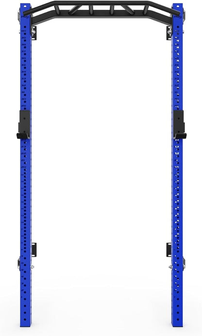 PRx Performance Profile® PRO Squat Rack 3x3 with Kipping or Multi-Grip Pull Up Bar, 89" or 95" Uprights As Seen On Shark Tank Wall Mounted Home Garage Gym Exercise System