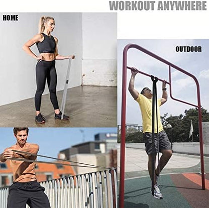 Long Resistance Bands for Working Out Women, Fabric Resistance Band, Stretch Bands for Exercise Bands Resistance Bands Set for Physical Therapy, Elastic Bands for Exercise