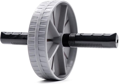 Wheel Abdominal Core Workout Roller Abdominal Muscle Trainer Fitness Equipment for Effective Core Workout PP, Steel Pipe