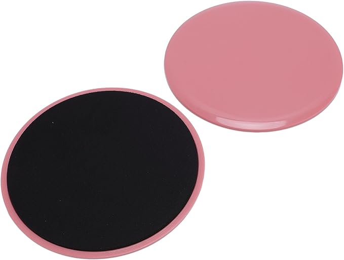 Exercise Core Sliders, 2 Pack Dual Sided Exercise Discs, Fitness Sliders with Use on Carpet or Hardwood Floors, Ideal for Abdominal & Core Workouts & Equipment