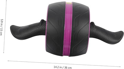 Ab Roller Wheel with Non-slip Mat Silent Movement Core Strength Fitness Equipment for Home Workout Beginners and Advanced Users