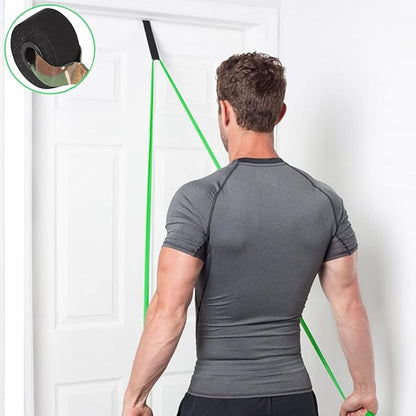 Resistance Bands Door Anchor Attachment, Secure Door Anchor Heavy Duty Door Anchor for Resistance Bands, Door Jamb Anchor for Fitness Workout Band