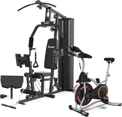Home Gym SCM-1148L 148LB Multifunctional Full Body Home Gym Equipment for Home Workout Equipment Exercise Equipment Fitness Equipment SincMill