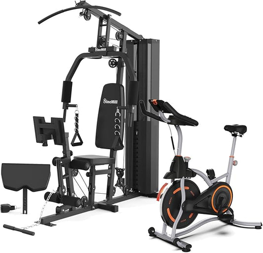 Home Gym SCM-1148L 148LB Multifunctional Full Body Home Gym Equipment for Home Workout Equipment Exercise Equipment Fitness Equipment SincMill