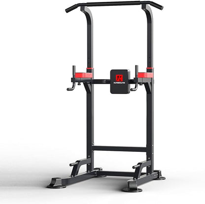 Power Tower Dip Station Workout equipment Pull up Bar for Home Gym Adjustable Height Strength Training Fitness Excercise Equipment,Load 450LBS