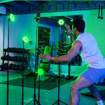 Sports Reaction Agility Lights Training Kit Improves Reaction Time & Agility for Athletes, Physical Therapists & Fitness Trainers Sports.