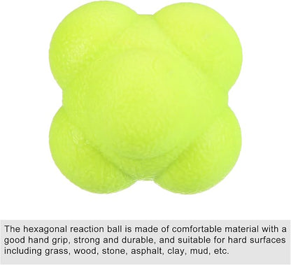 PATIKIL Bounce Reaction Balls, Coordination Ball Agility & Speed Reflex Training Game Sports Ball TPR High Difficulty for Baseball Soccer Softball Basketball