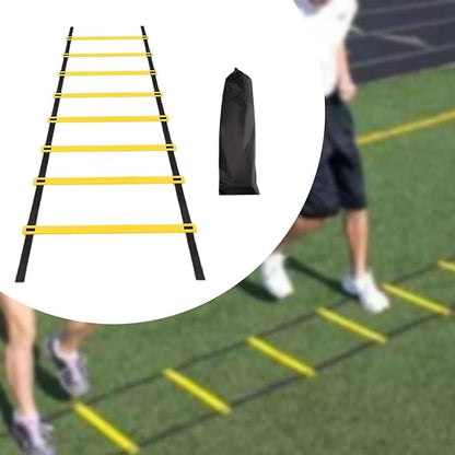 Football Agility Ladder Speed Ladder Portable Stairs Fitness Training Jumping Hurdles with Storage Bag Outdoor Sports Folding