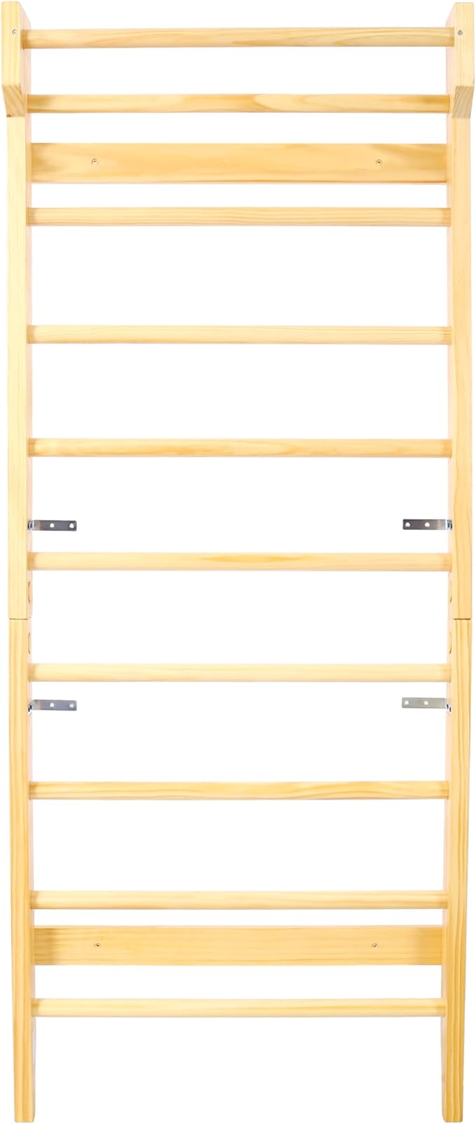 LIFE SKY Wall Mounted Swedish Ladder & Pull Up Bar - Professional Stall Bars for Physical Therapy & Home Gym - High Weight Capacity Wooden Training System for Rehab & Strength Exercises