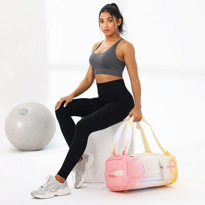 BE SMART 2 in 1 Convertible Gym Duffel Bags with Shoes Compartment-32L Waterproof Extra Large Workout Backpack for Gym Women, Heavy Duty Sports Duffle Backpacks for Travel, Hiking, Camping, Carry on
