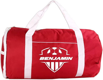 Personalized Sport/Gym Roll Duffel Bag - Soccer