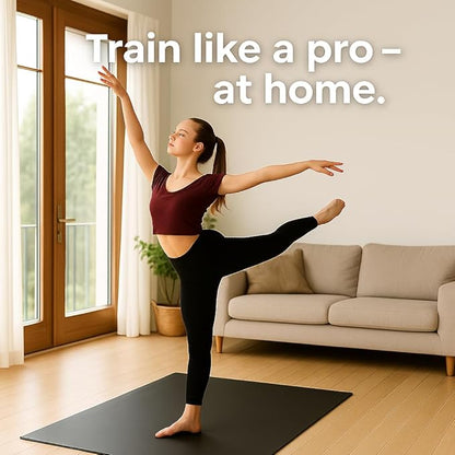 Marley Dance Floor – Portable 6 x 3 ft Non-Slip Vinyl Mat for Ballet, Lyrical & Tap – 2mm Thick, Lightweight, Rollable – Ideal for Practice at Home, Studio, or Outdoors