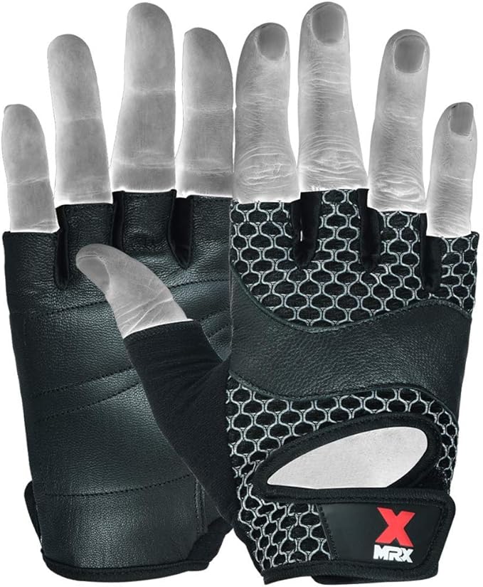 MRX BOXING & FITNESS Weight Lifting/Exercise Grip Gloves for Women, Great for Workouts, Weight Training and More, Pro Series