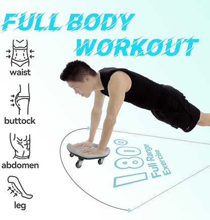 Ab Roller Wheel for Core Workout, Ab Wheel Exercise Equipment for Home Gym