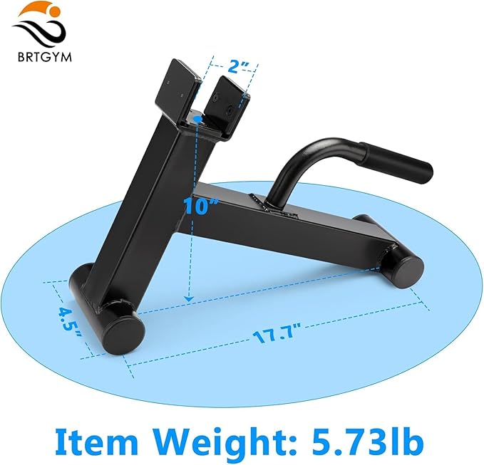Deadlift Jack Barbell Stand with T Bar Row Landmine (Fit 2 inch Olympic Weight Plates) Set, Carbon Steel Made, Home Gym