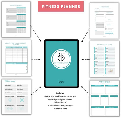 Resistance Bands w/Carrying Bag, Workout Book & Fitness Planner for Working Out-Heavy Duty Strength Training Bands Set w/ 5 Resistance Levels-Stretch Bands for Physical Therapy