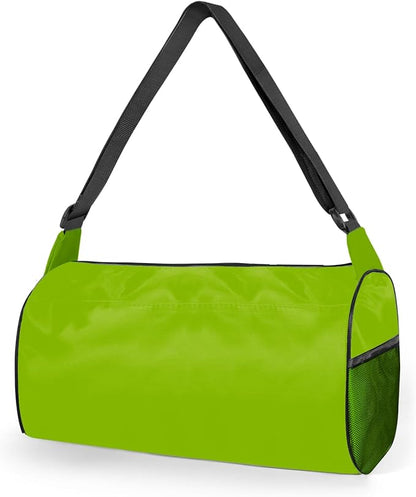 C&F BOGMOST Small Gym Bag for Women & Men,Small Lightweight Duffel Bag Carry On Bags Mini Duffel Travel Bag Waterproof Sports Bags for Workout/Sport/Travel, Fluorescent Green