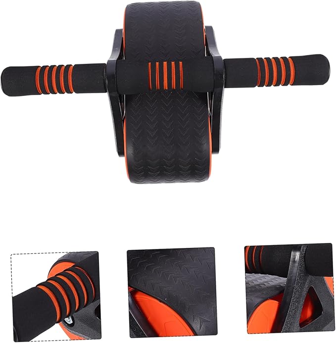 POPETPOP 1Pc Abdominal Wheel Portable Ab Roller for Beginners Core Strength Training Equipment for Home Gym Promotes Fat Burning Movement Stable