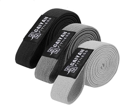 Long Resistance Bands for Working Out Women, Fabric Resistance Band, Stretch Bands for Exercise Bands Resistance Bands Set for Physical Therapy, Elastic Bands for Exercise