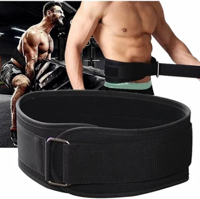 Comfortable Regulable Weight Lifting Belt Strong Support Design for Men Women, Fitness Belt for Training, EVA Nylon