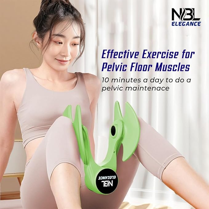 Thigh Master for Men/Women,Kegel Trainer,Pelvic Floor Muscle Exerciser with Resistance Band, Inner Thigh ,Arm & Hip Trimmer/Toner for Postpartum Recovery, Workout Equipment for Home & Gym
