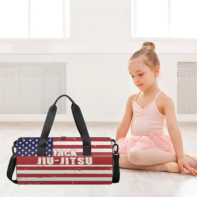 Personalized-Martial-Arts-Gear-Bag for Karate Teakwondo, Custom Jiujitsu Bag for Boys, Karate Teakwondo Bag for Gear Waterproof Lightweight Large USA