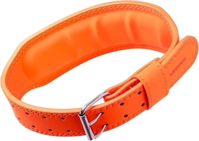 UPPPER Weight Lifting Belt - Double Prong 4” to 2.5” Tapered Premium Lifting Belt for Men and Women - Ultimate Back Support For Weightlifting and Powerlifting | Premium Fitness Gear
